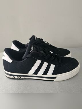 ADIDAS Daily 4.0 Mens Core Black Skateboarding Shoes, Sneakers